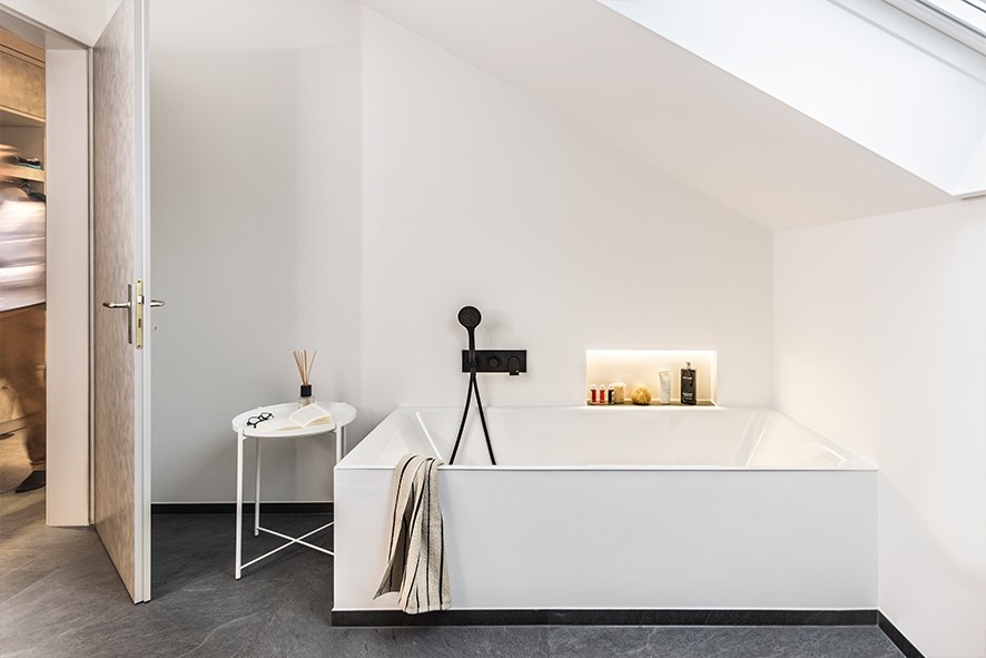 Petite salle de bains, grand effet 