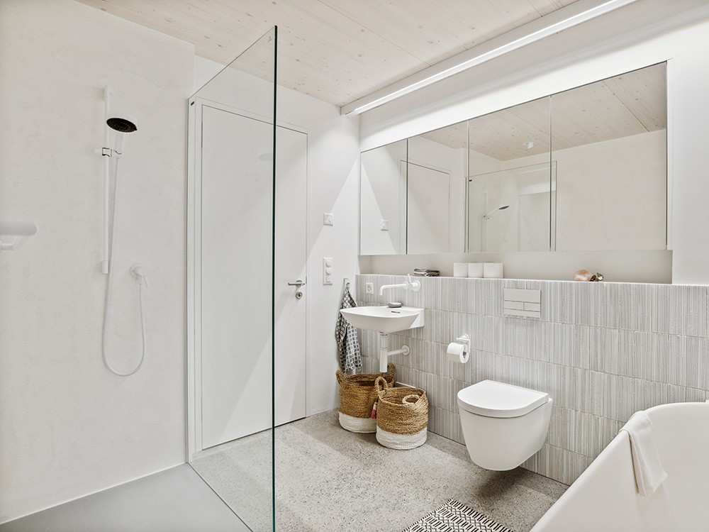douche - lavabo