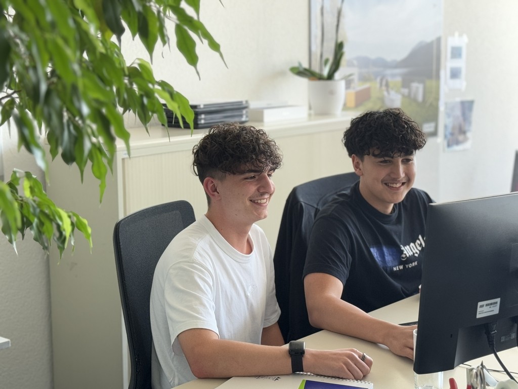 ICT-Fachfrau / ICT-Fachmann EFZ, 3-jährige Lehrzeit Loris und Julian