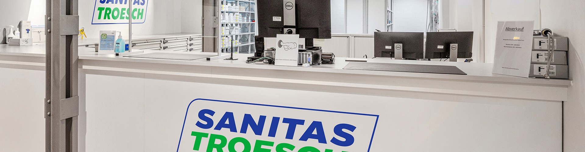 sanitär-shop empfang