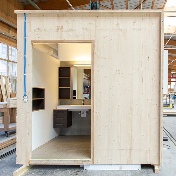 Installations sanitaires modulaires de Stuberholz