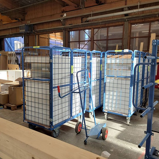 Logistique des chariots