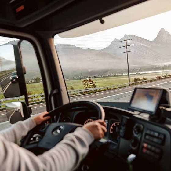 Lernende Chauffeuse